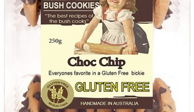 Gluten Free Chocolate Chip Cookies 250g - Bush Cookies