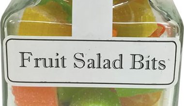 Fruit Salad Rock Candy - Boiled Lollies 130g Jar ( Best Before - October 31