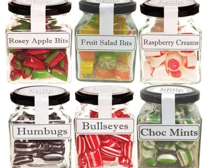 Boiled Lollies Rock Candy MIXED Carton of 12 x 130g Jars ( Best Before - Oct 31