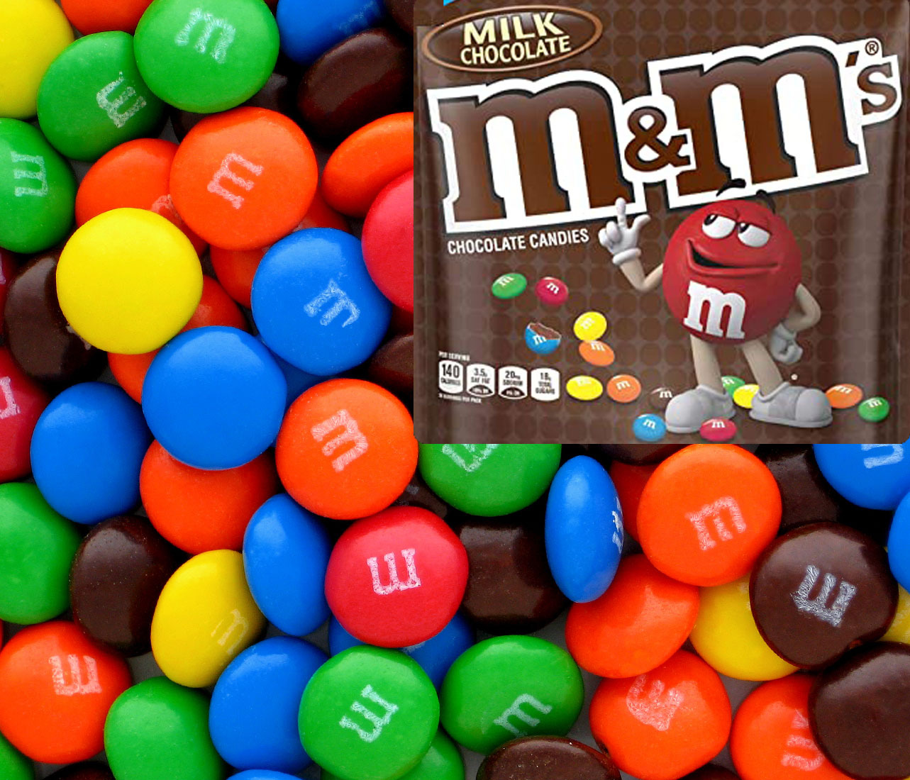 M&M's Milk Chocolate Buttons Large - 1kg
