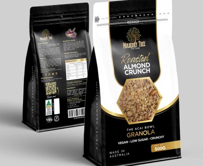 Roasted Almond Crunch 500g - Vegan Low Sugar Granola