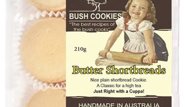 Butter Shortbread Cookies 210g - Carton of 12