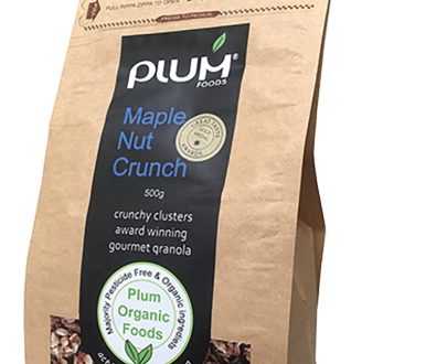 Maple Nut Crunch Vegan Granola 500G Crunchy Clusters - Carton of 12