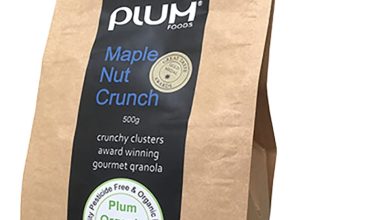 Maple Nut Crunch Vegan Granola 500G Crunchy Clusters - Carton of 12