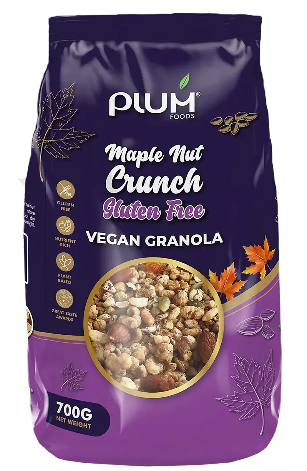 Maple Nut Crunch GF Vegan Granola 700g
