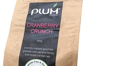 Cranberry Crunch Granola 500g - Plum Organic Foods ( BB - Feb 2026 )
