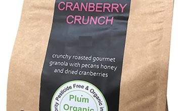 Cranberry Crunch Granola 1kg Healthy Cereal - Plum Foods ( BB - Feb 2026 )