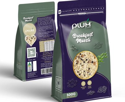 Natural Breakfast Muesli 500g - Plum Foods